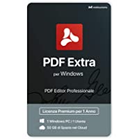 PDF Extra - Editor Profesional de PDF - Edita- Protege- Anota- Completa y Firma archivos PDF - 1 PC - 1 Usuario - 1 año…